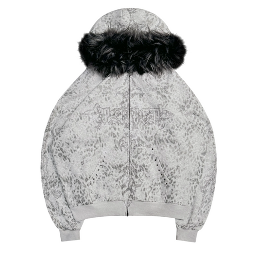 Feral Leopard Zip-Up