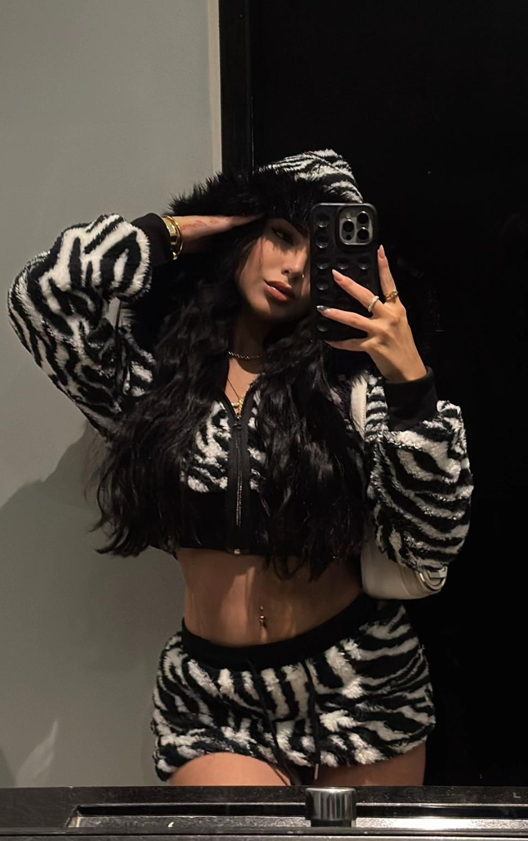 Zebra Zip-Up